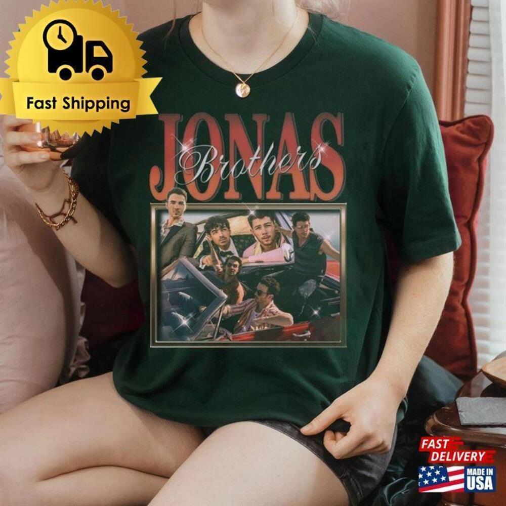 Jonas Brothers Retro Shirt Tour Concert Retro Unisex 1
